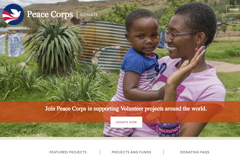 Peace Corps Donate